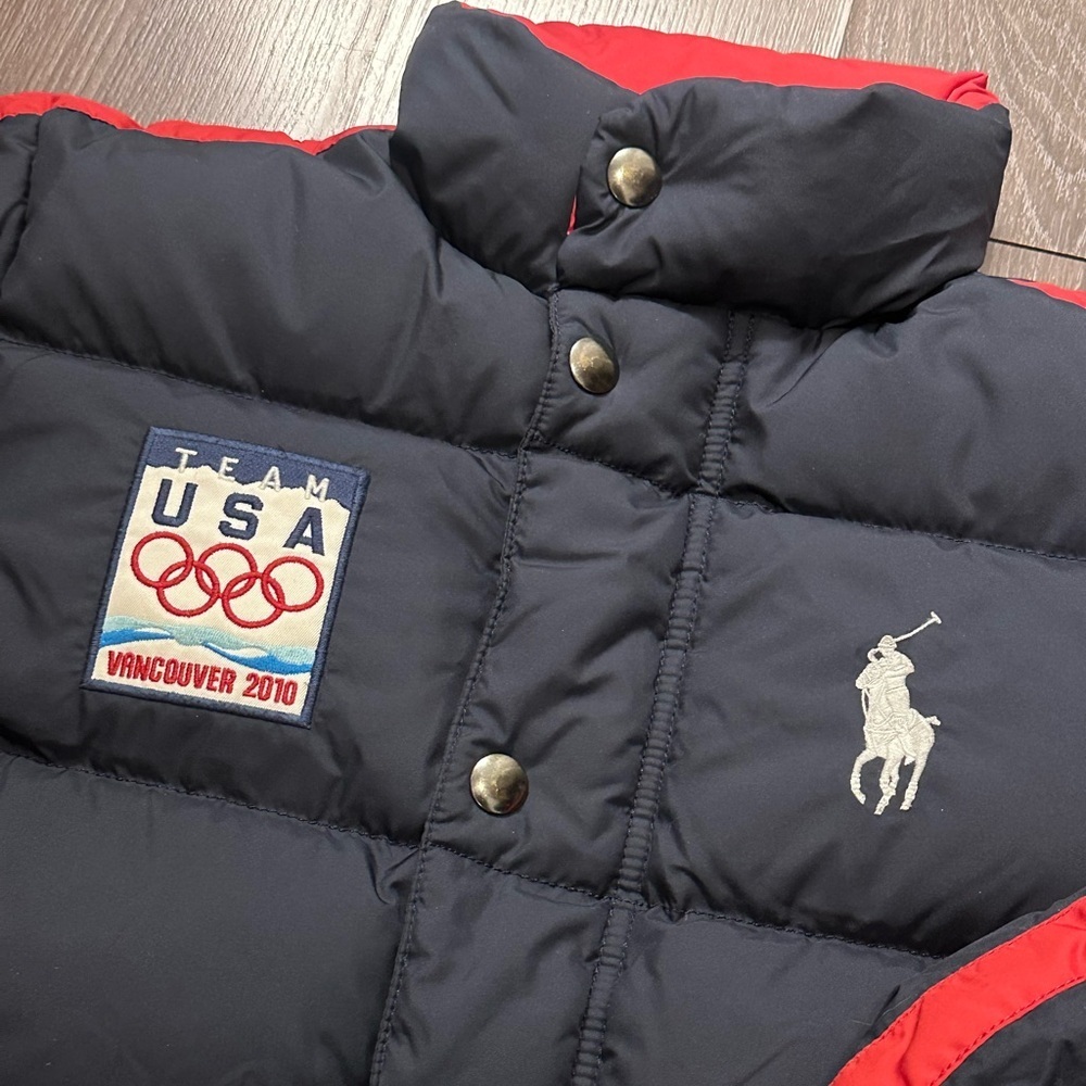 Polo Ralph Lauren Team USA 2010 Winter Olympics Opening Ceremony Puffer Jacket - Picture 2 of 7